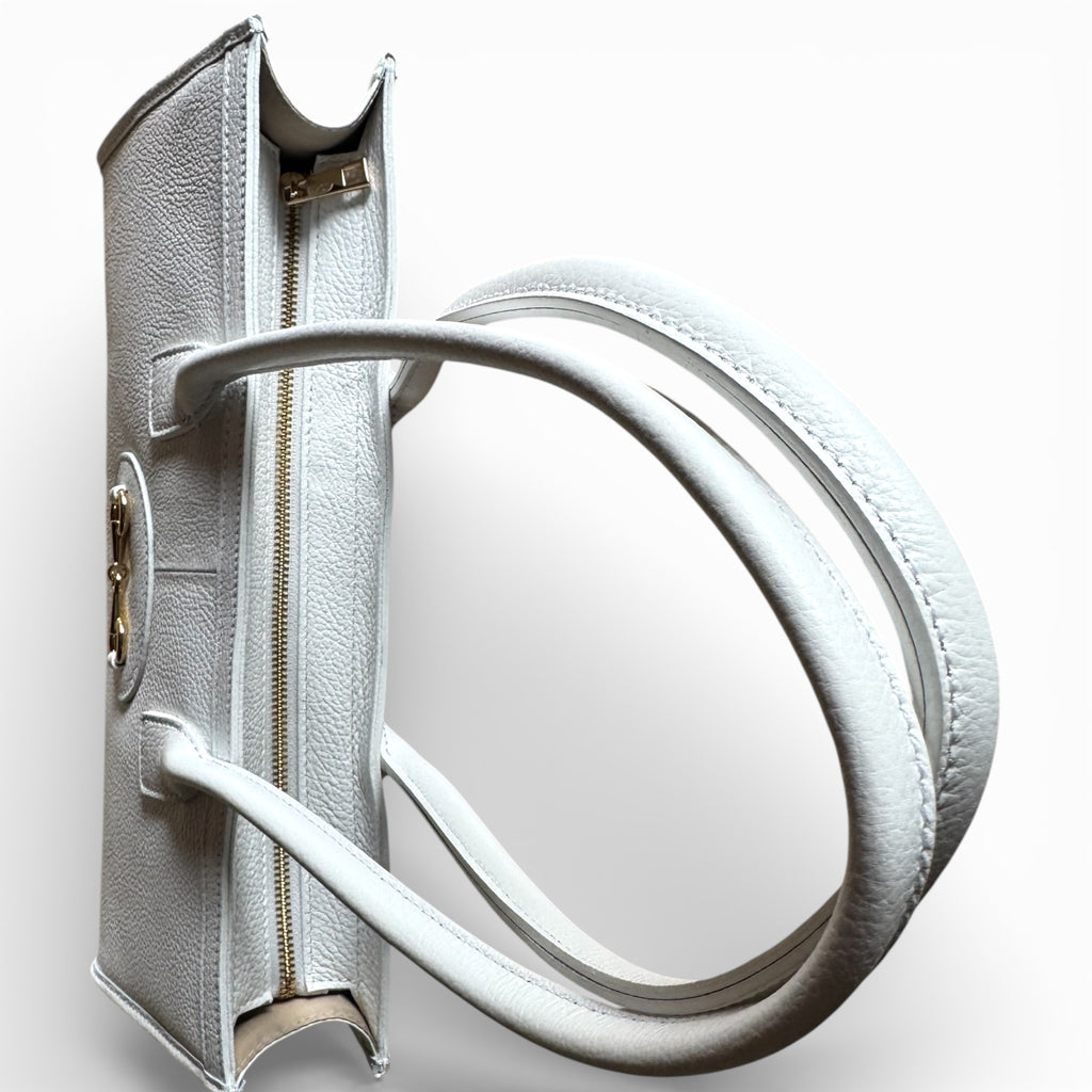 VITTORIA – Italian Leather Horsebit Shoulder Bag