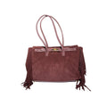 Riva | Italian Suede Fringe Tote Bag