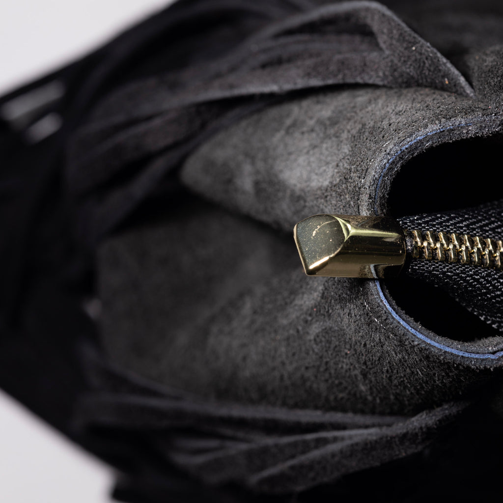 Riva | Italian Suede Fringe Tote Bag
