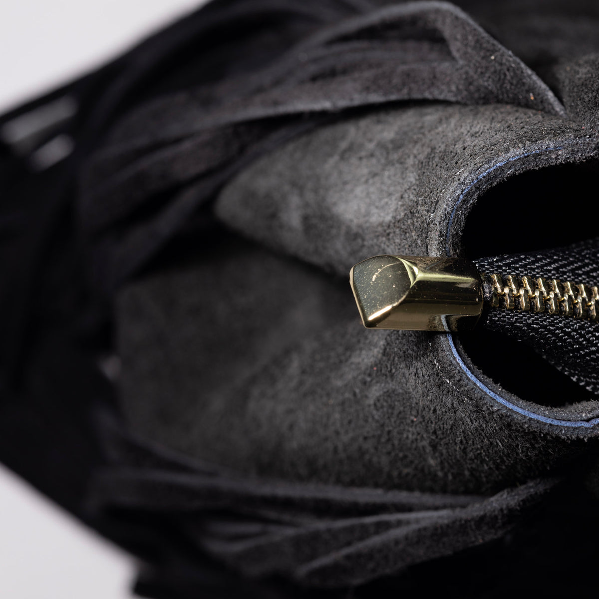 Riva | Italian Suede Fringe Tote Bag