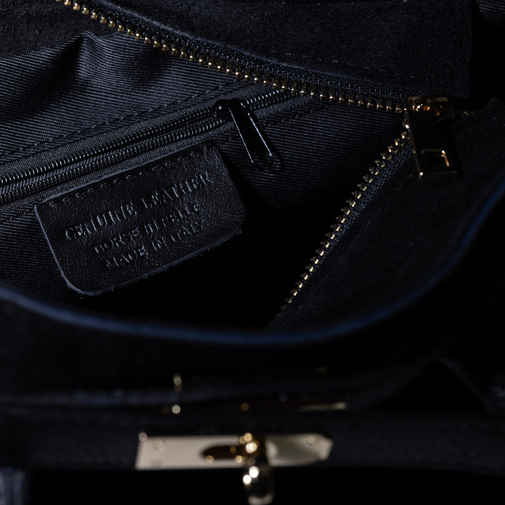 Riva | Italian Suede Fringe Tote Bag