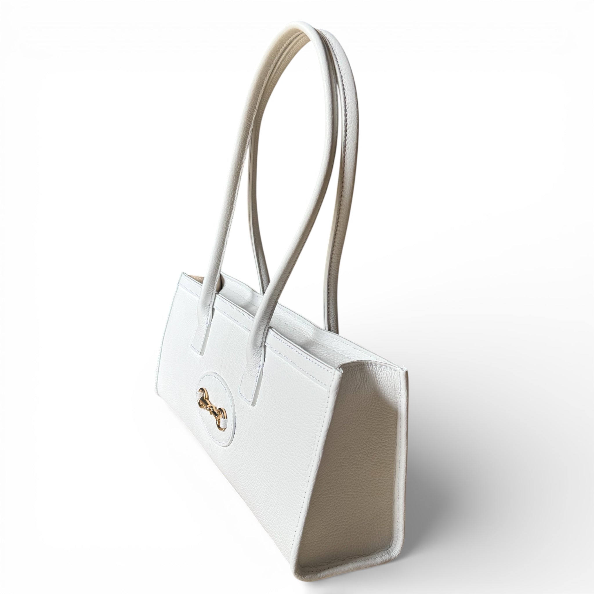 VITTORIA – Italian Leather Horsebit Shoulder Bag