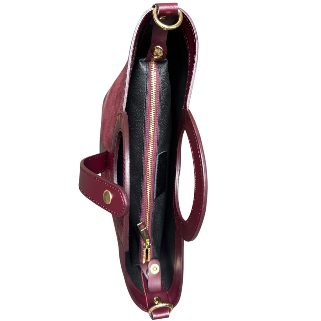 Siena – Italian Suede & Leather Top Handle Bag