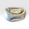 AUREA | Metallic Italian Leather Top Handle Bag