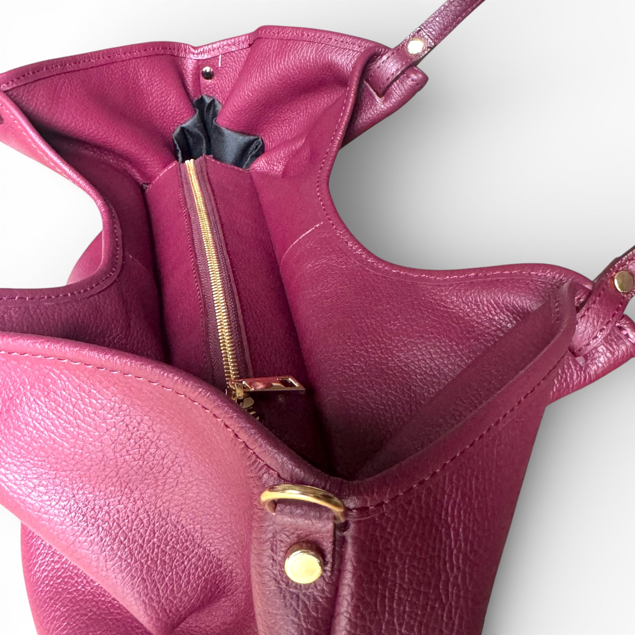 Lilly | Large Italian Leather Tote Bag