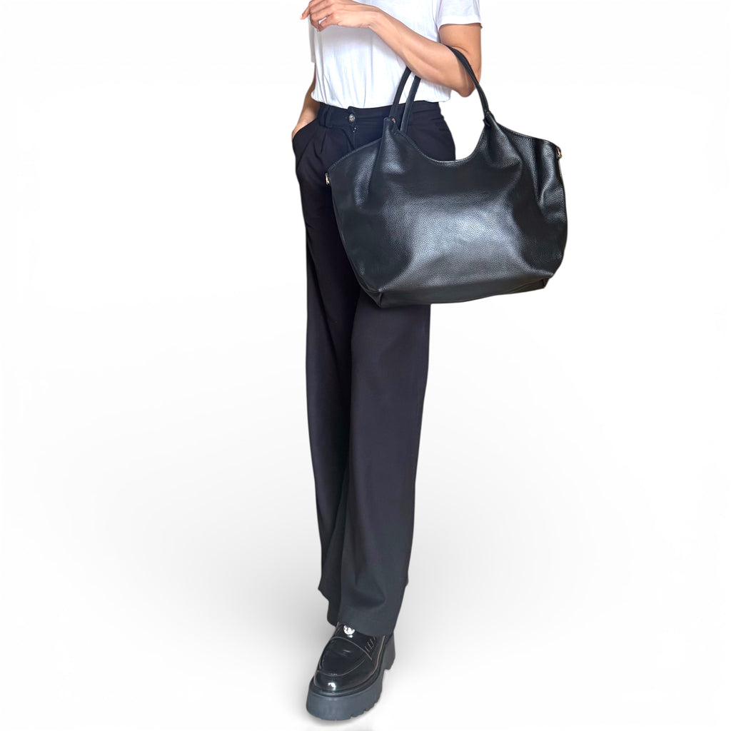 Lilly | Large Italian Leather Tote Bag