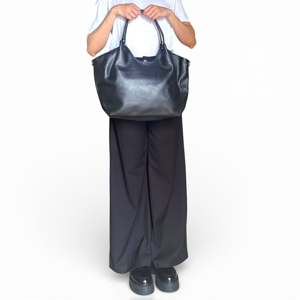 Lilly | Large Italian Leather Tote Bag