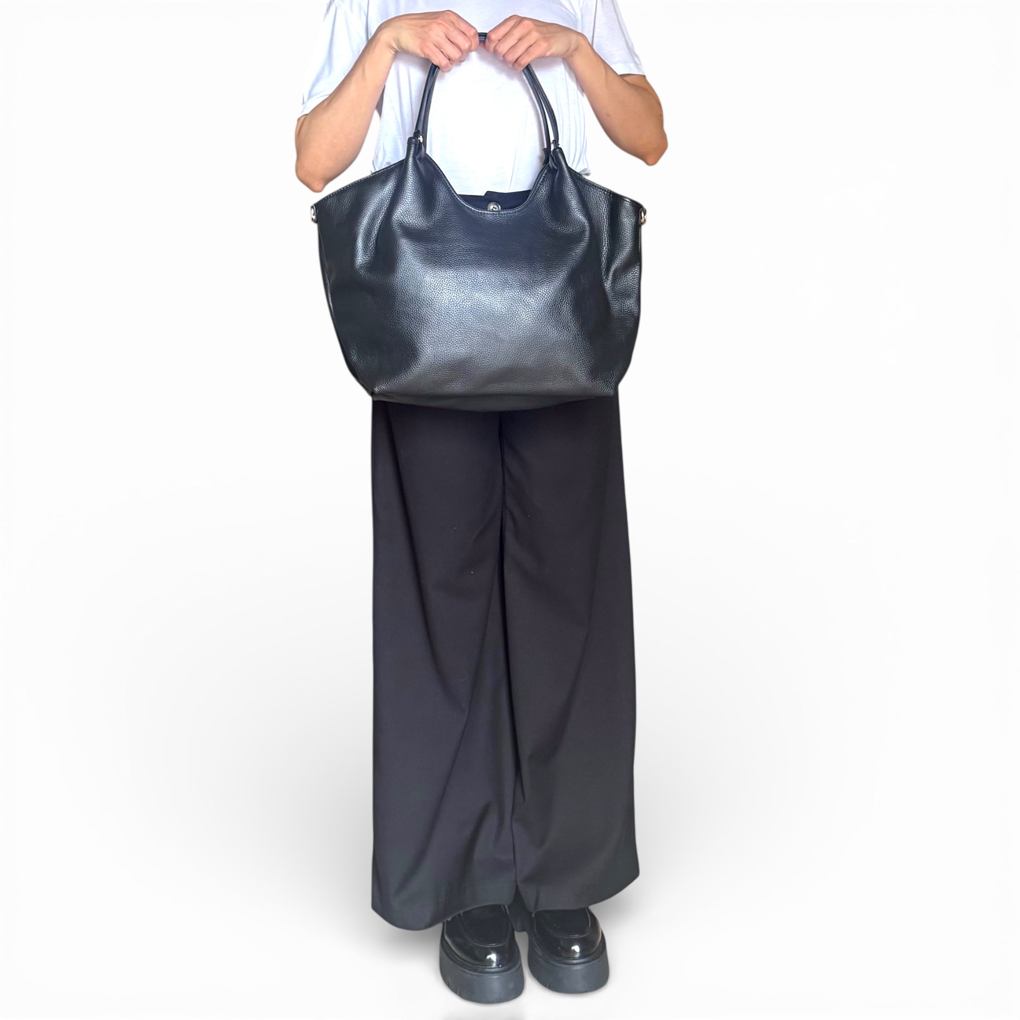 Lilly | Large Italian Leather Tote Bag