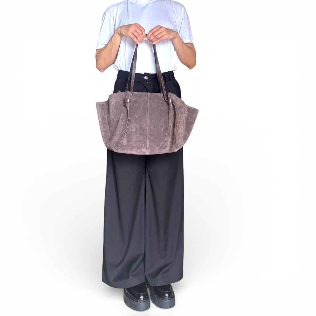 FORMA | Italian Suede Structured Tote Bag