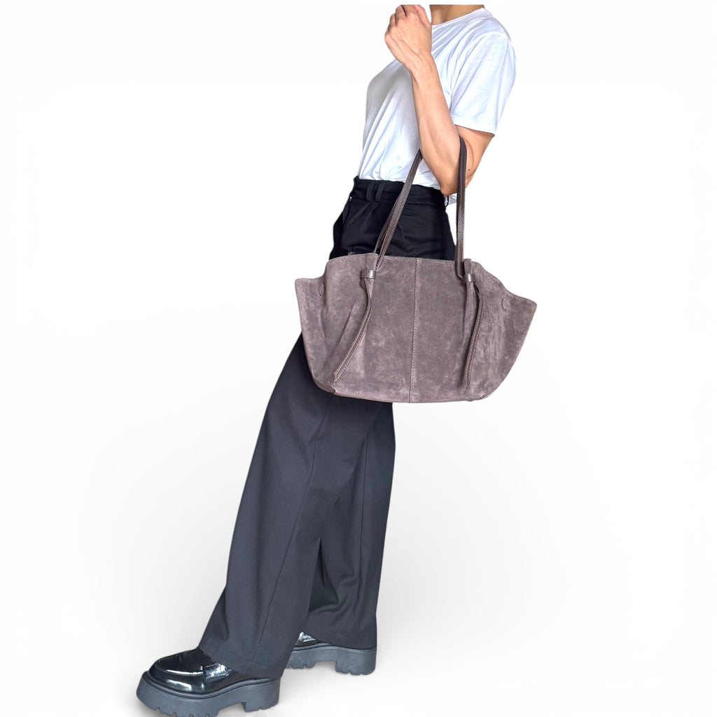 FORMA | Italian Suede Structured Tote Bag