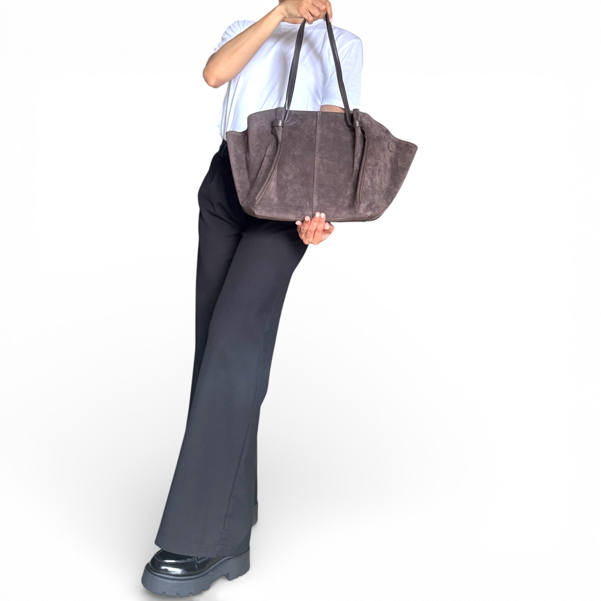 FORMA | Italian Suede Structured Tote Bag