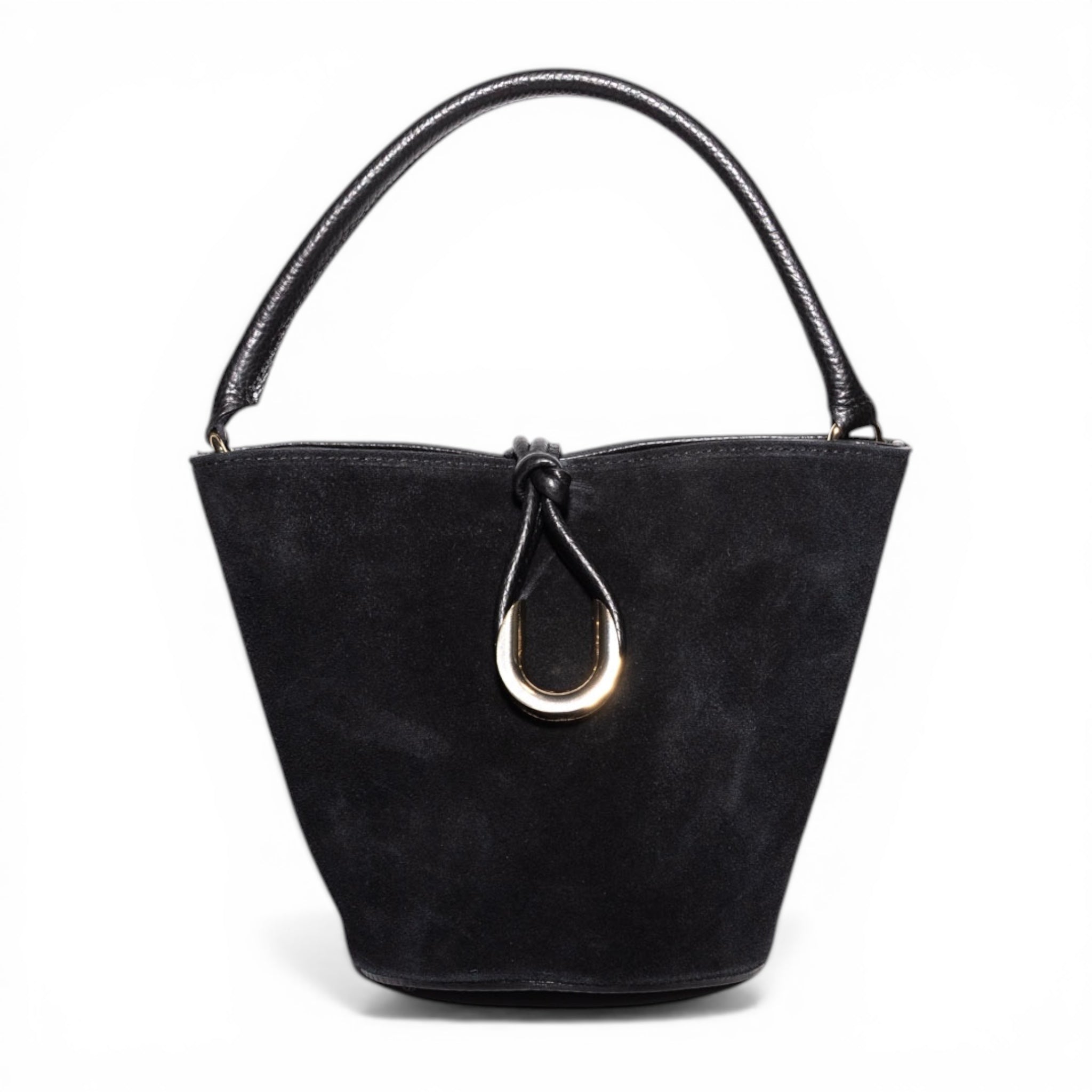 Siena Suede & Leather Bucket Bag