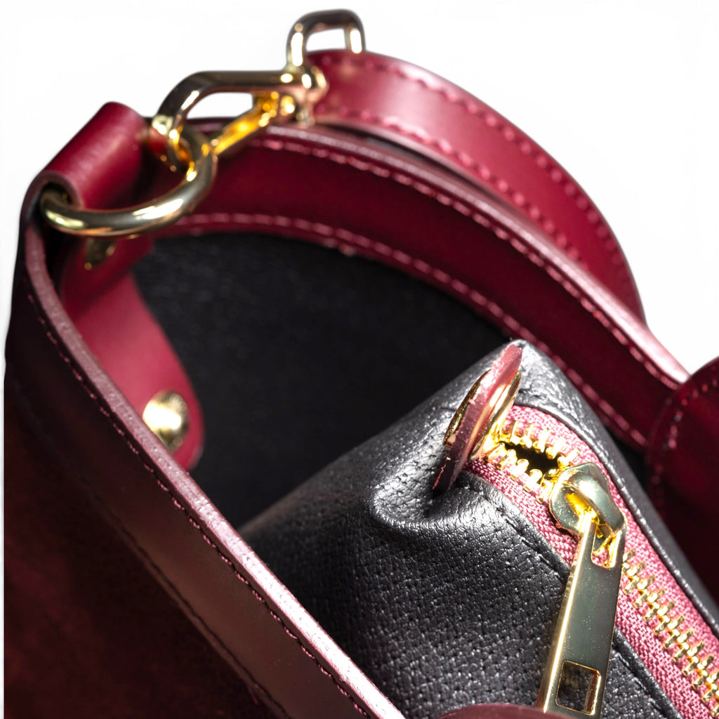 Aura Leather Handbag for Women - Handmade in Italy