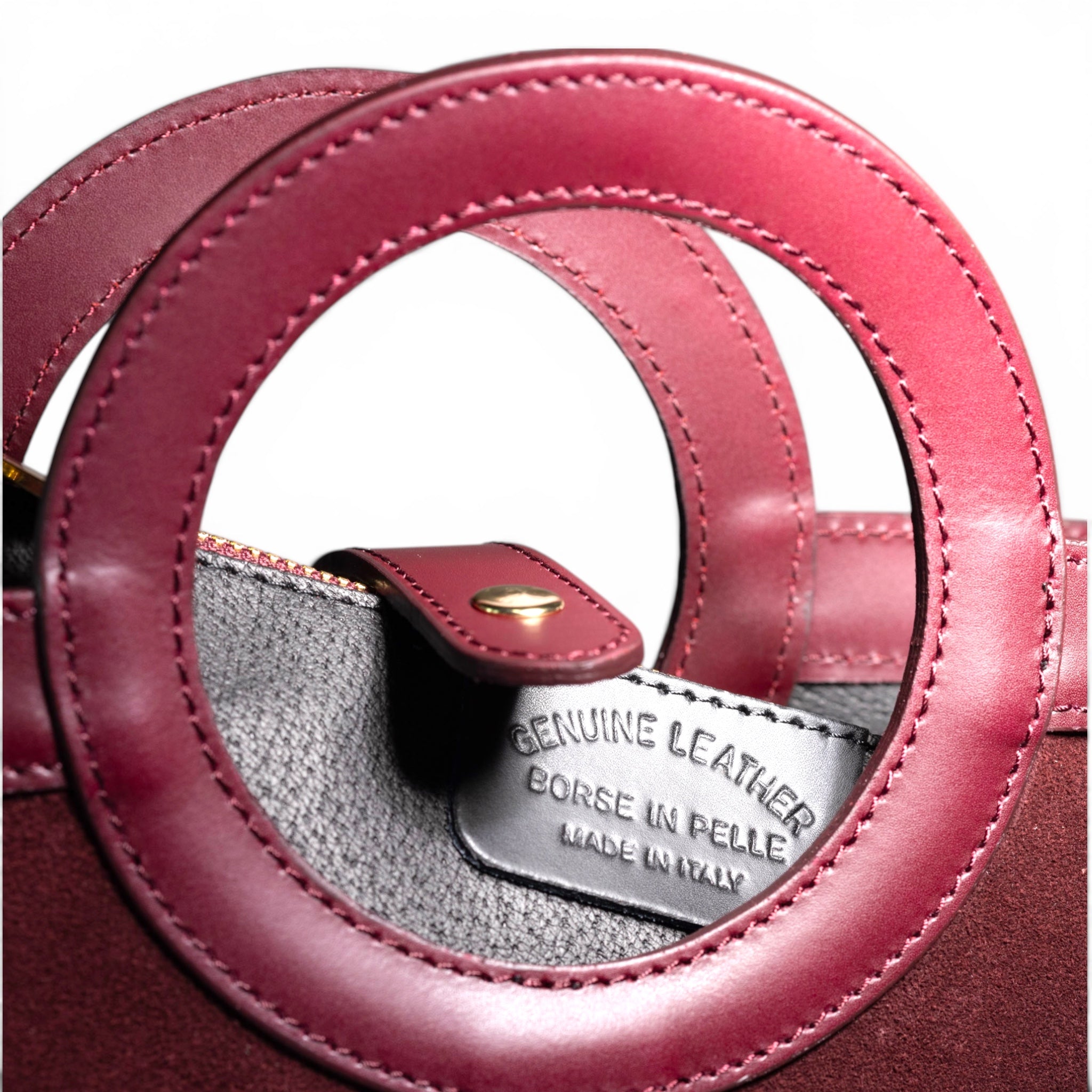 Aura Leather Handbag for Women - Handmade in Italy