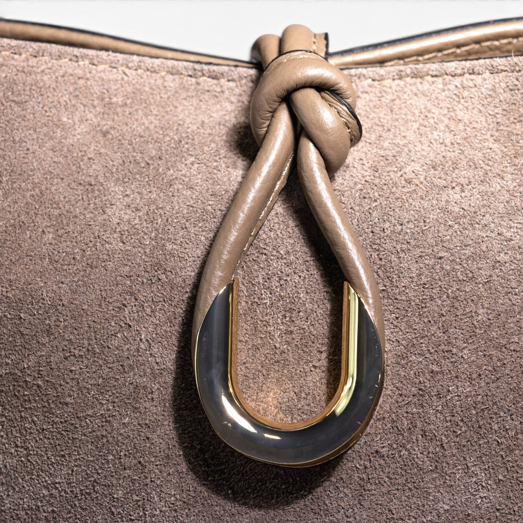 Siena Suede & Leather Bucket Bag