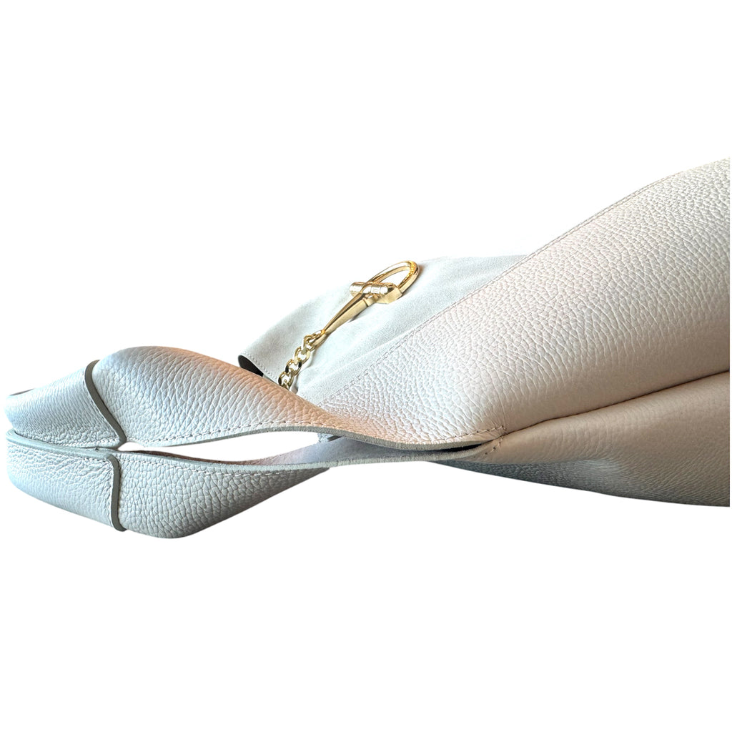 Alba | Italian Suede & Leather Hobo Bag