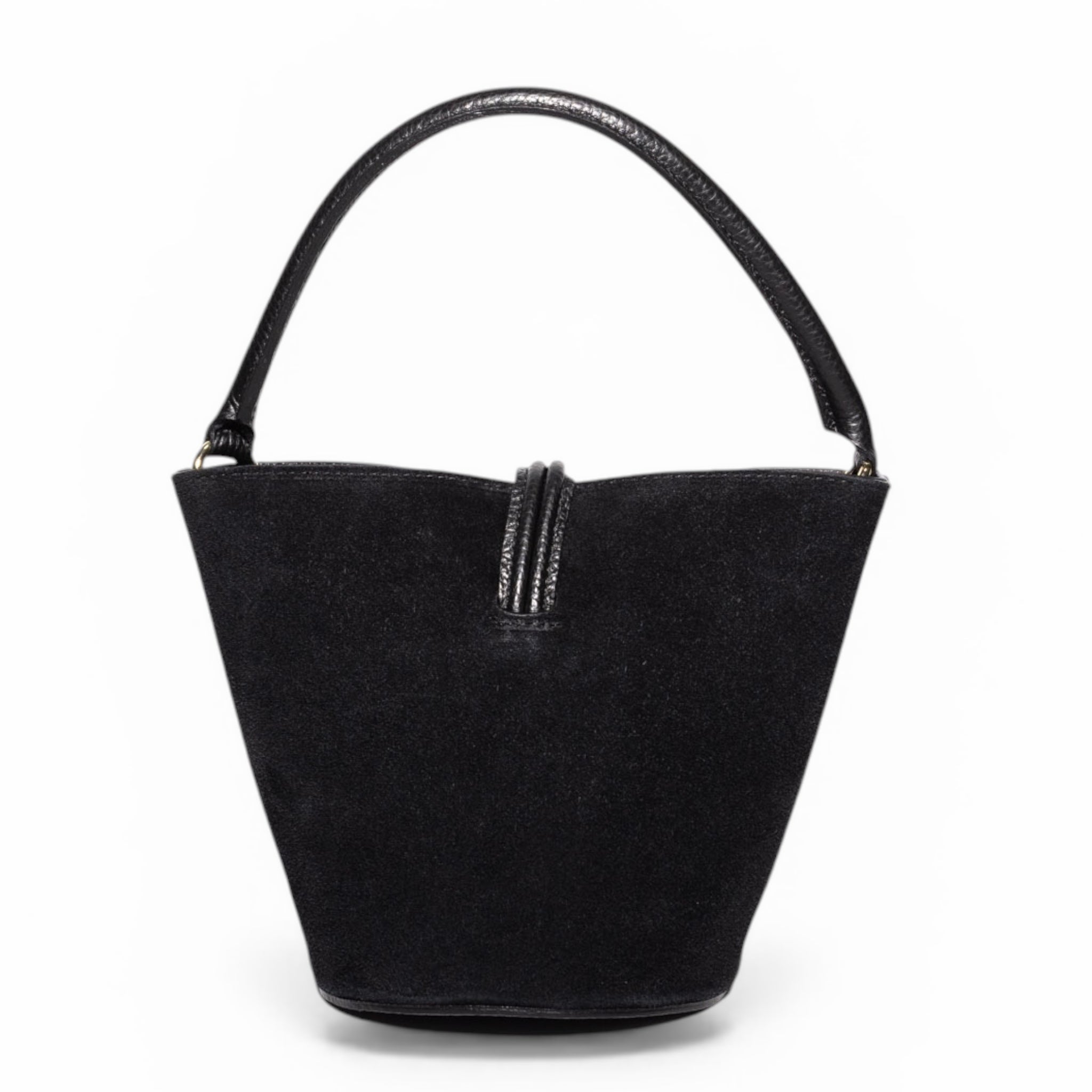 Aura handmade Italian suede handbag