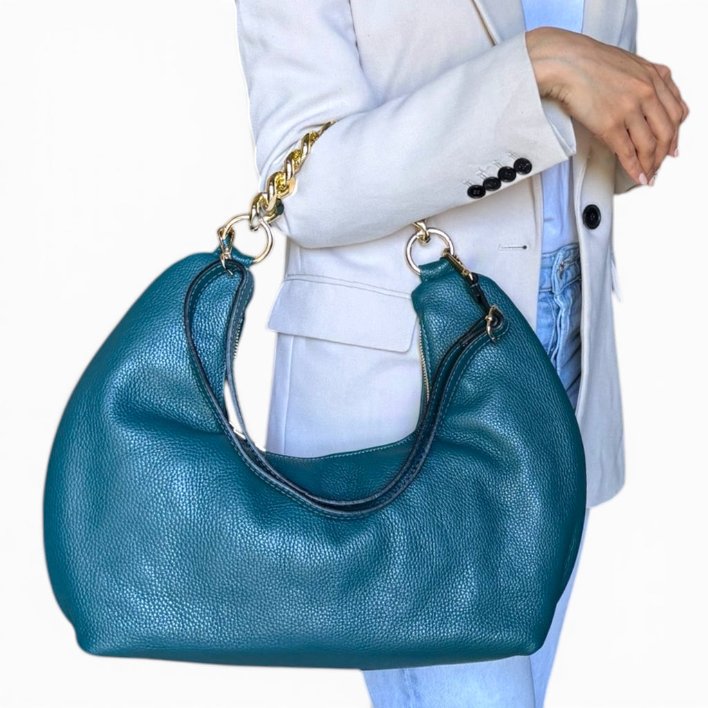 Fiorenza luxury leather handbag handmade in Italy