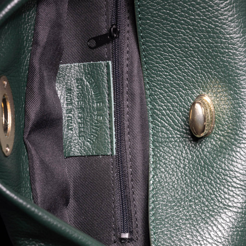 structured soft leather purse for women