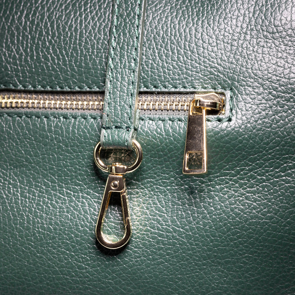 minimalist luxury leather shoulder bag