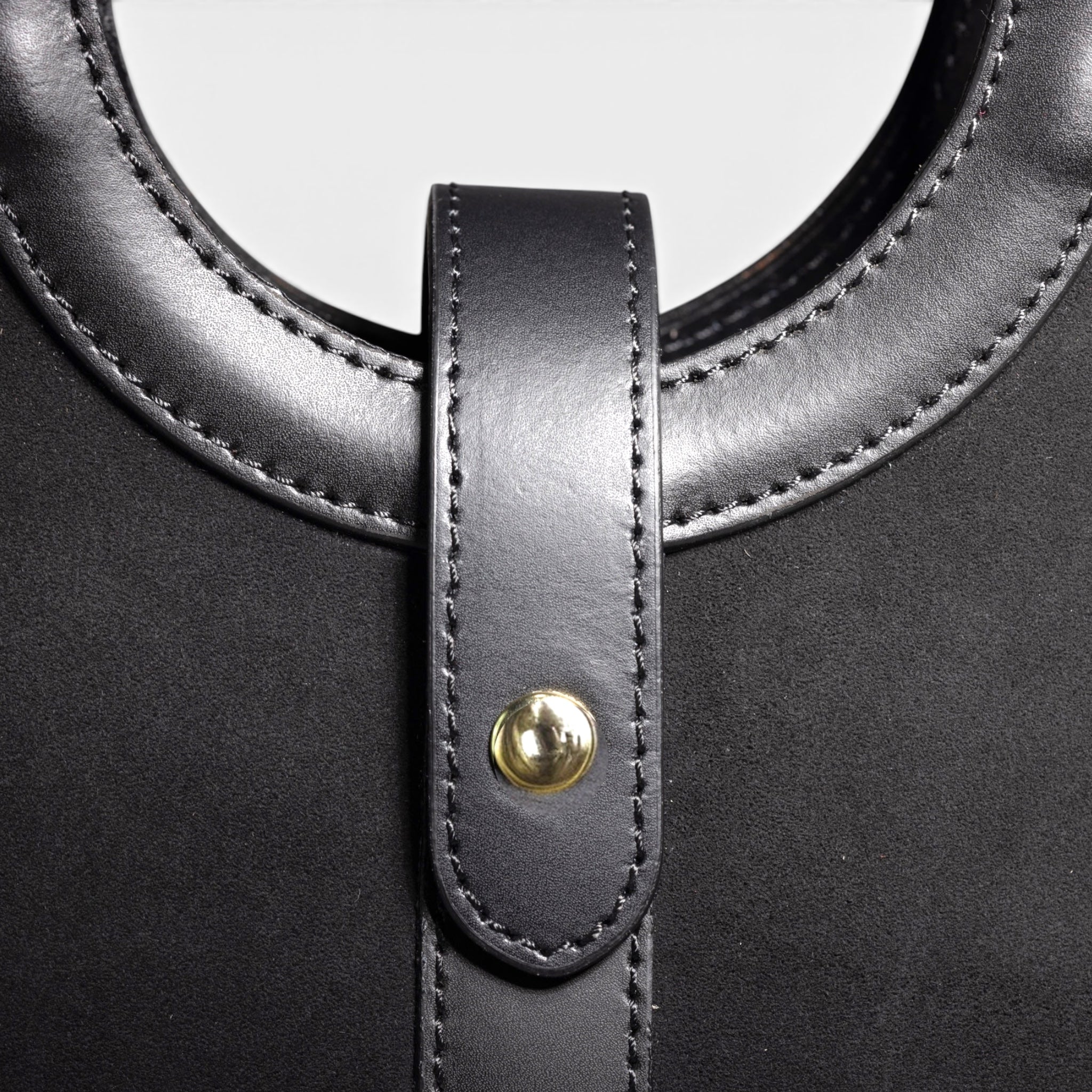 Siena Italian suede and leather craftsmanship close up